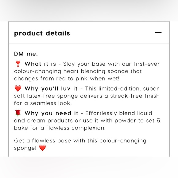 ❤️limited edition Heart blending sponge❤️ - Picture 4 of 4